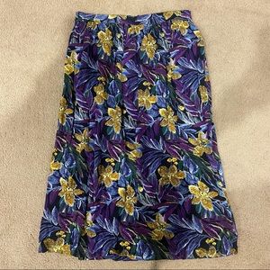 Vintage floral skirt